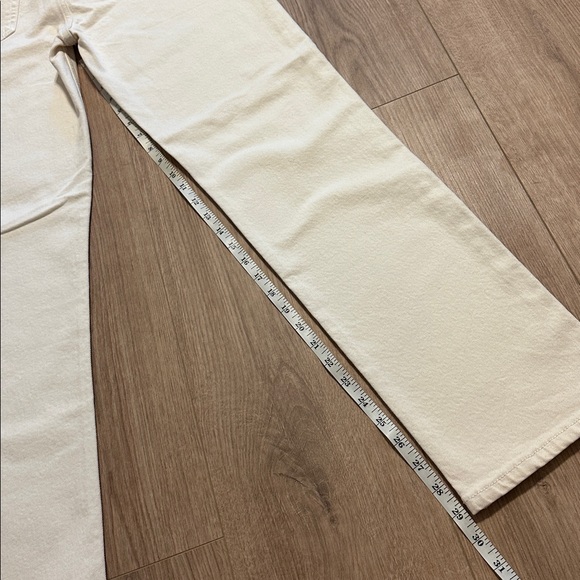 NWT Re/Done Cream Straight Leg Women's Jeans size 28 - Picture 6 of 8